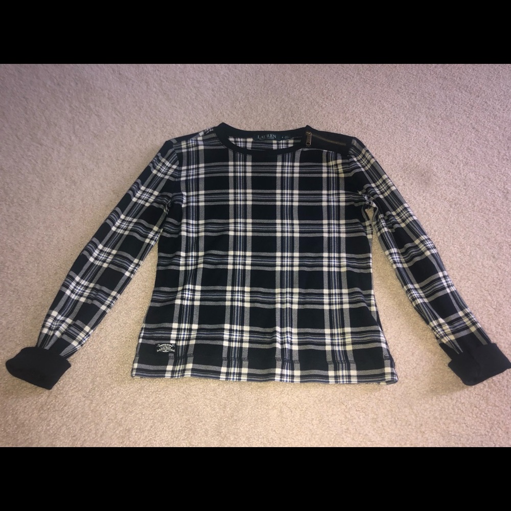 Ralph Lauren Plaid Top
